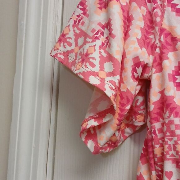 ONE STEP UP Aztec Print Girls Cold Shoulder On/Off JUMPSUIT. Size M (10/12) - Picture 5 of 11